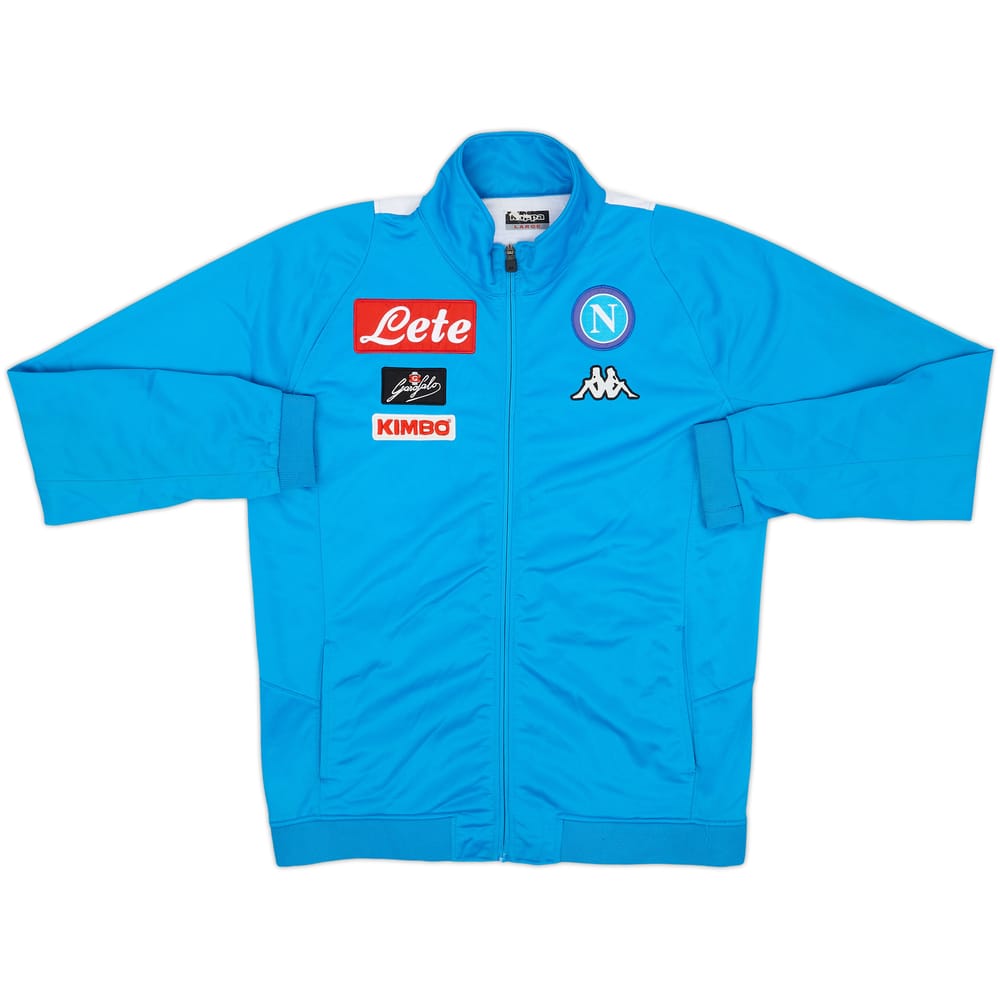 2017-18 Napoli Kappa Track Jacket - 6/10 - (L)