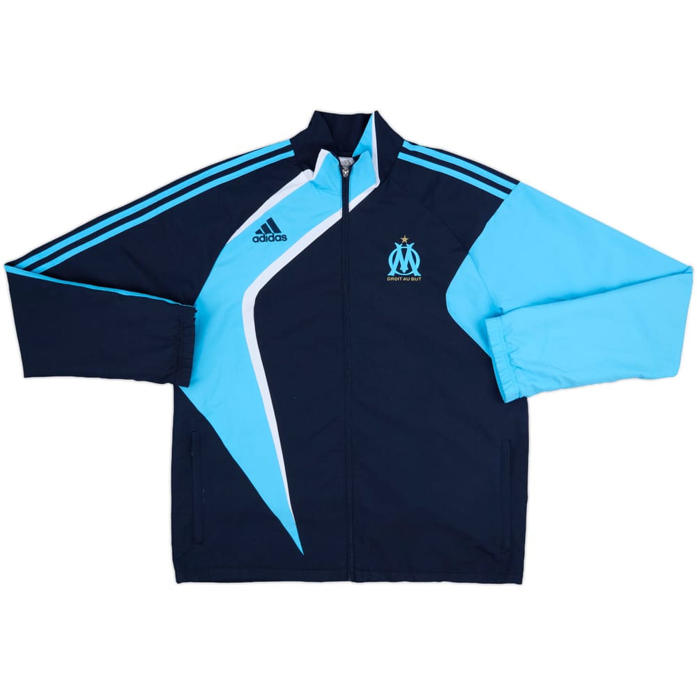 2009-10 Olympique Marseille adidas Track Jacket - 6/10 - (L)
