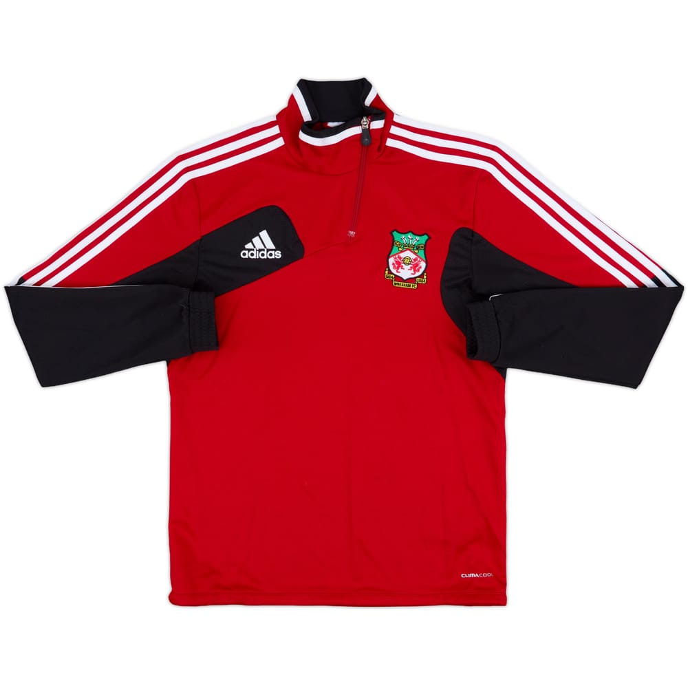 2012-13 Wrexham adidas 1/4 Zip Drill Top - 7/10 - (S)