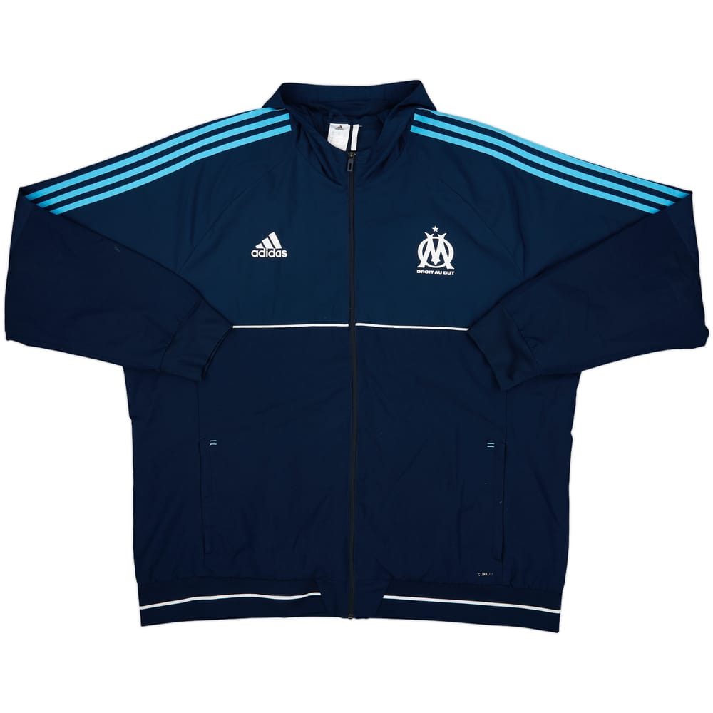 2017-18 Olympique Marseille adidas Track Jacket - 7/10 - (3XL)