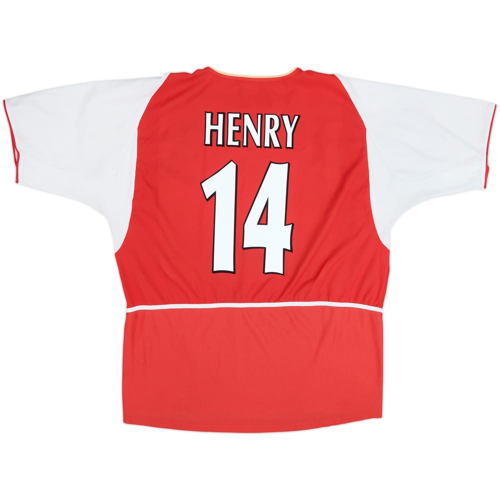 2002-04 Arsenal Camiseta Local Henry #14 - 5/10 - (XXL)