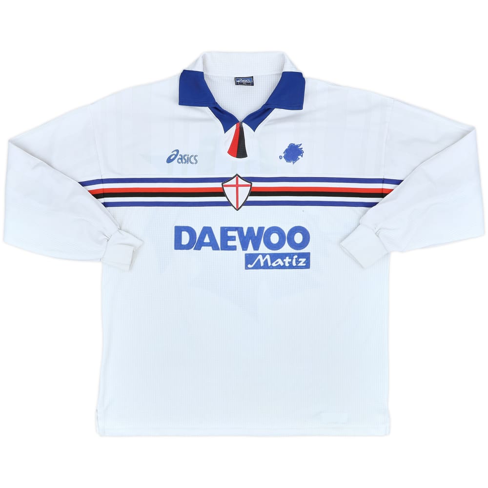 1998-99 Sampdoria Away L/S Shirt - 6/10 - (XL)