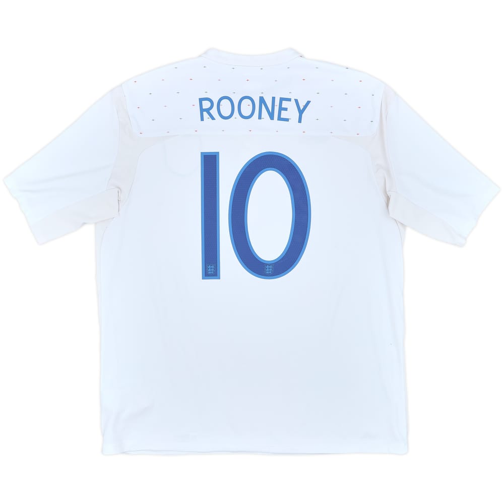 2010-11 England Home Shirt Rooney #10 - 6/10 - (XXL)