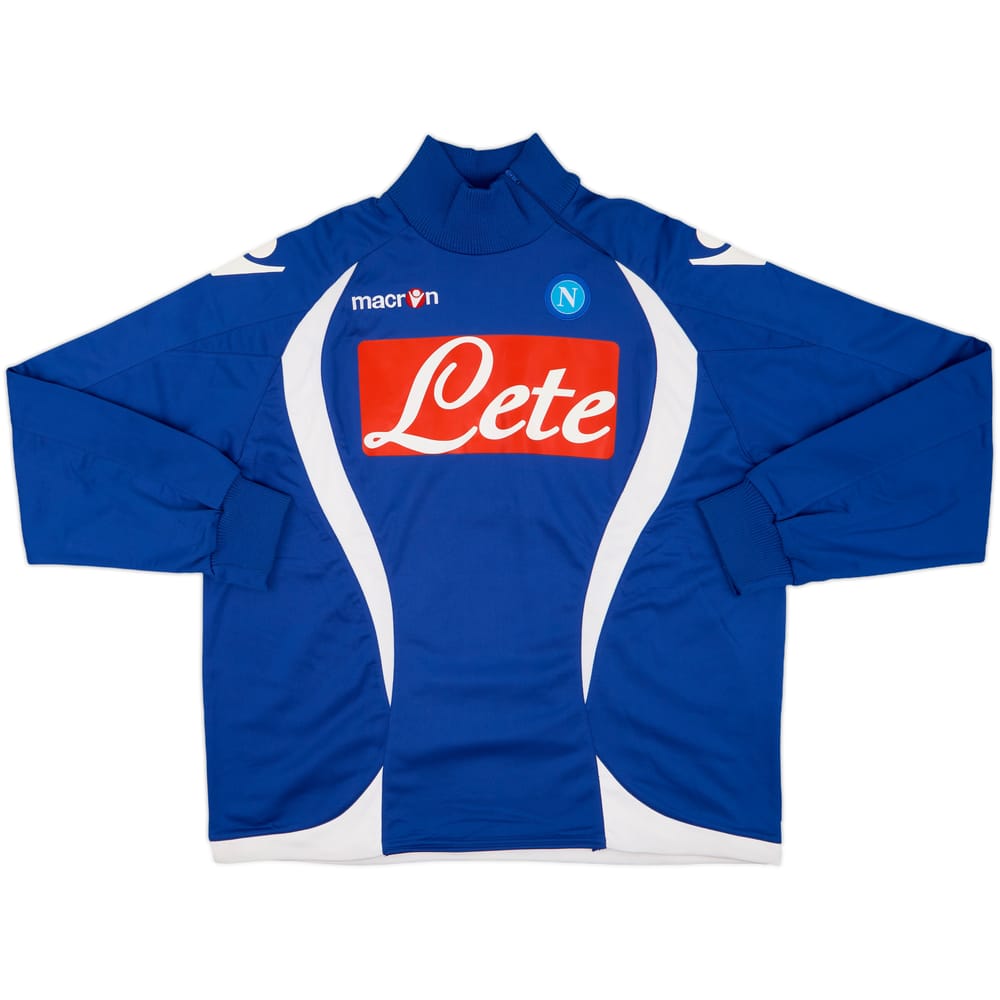 2012-13 Napoli Macron 1/4 Zip Sweat Top (XXL)