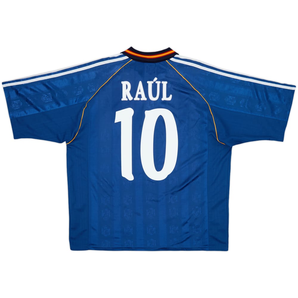 1999-00 Spain Away Shirt Raul #10 - 9/10 - (XL)