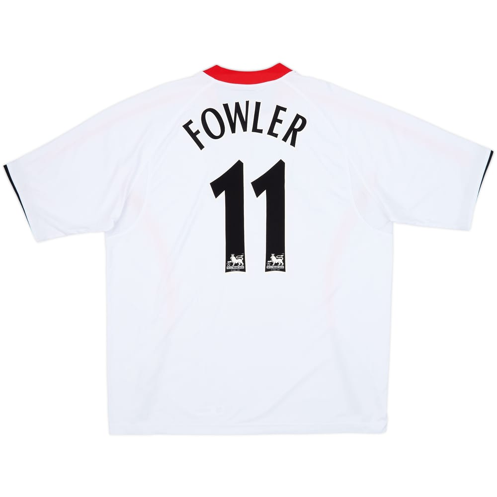2005-06 Liverpool Away Shirt Fowler #11 - 9/10 - (XL)