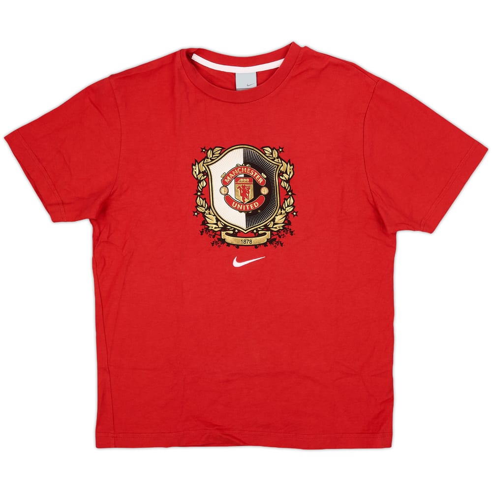 2006-07 Manchester United Nike Graphic Tee - 9/10 - (M)