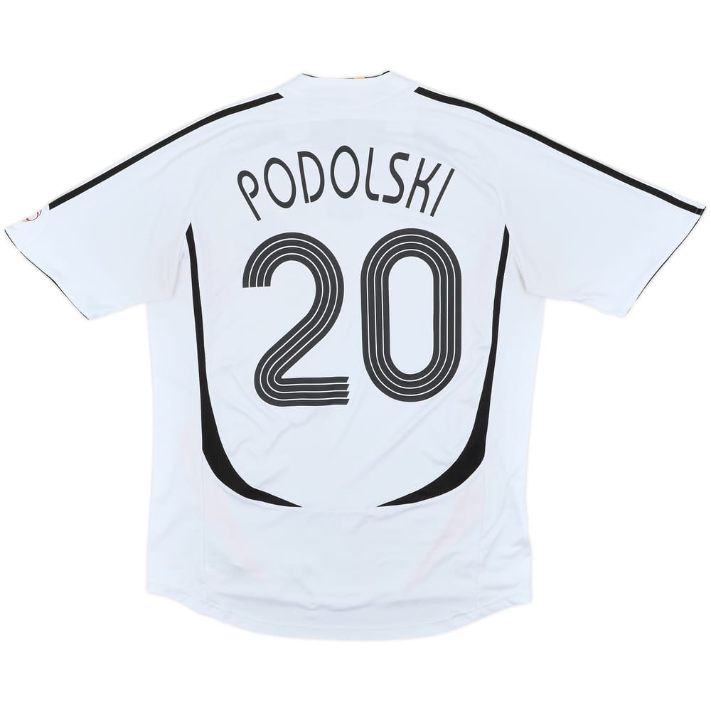 2005-07 Germany Home Shirt Podolski #20 - 8/10 - (L)