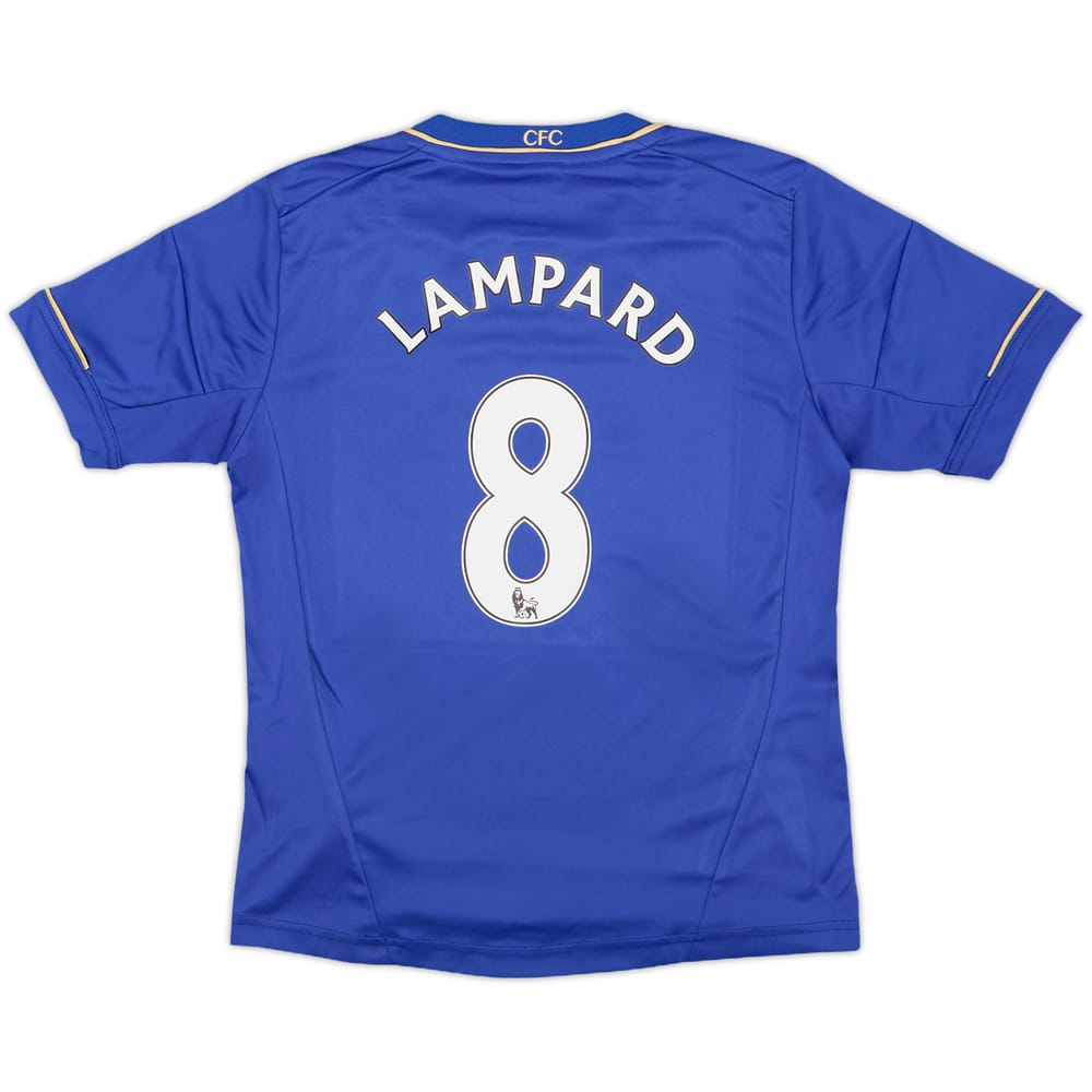 2012-13 Chelsea Home Shirt Lampard #8 - 9/10 - (S.Boys)
