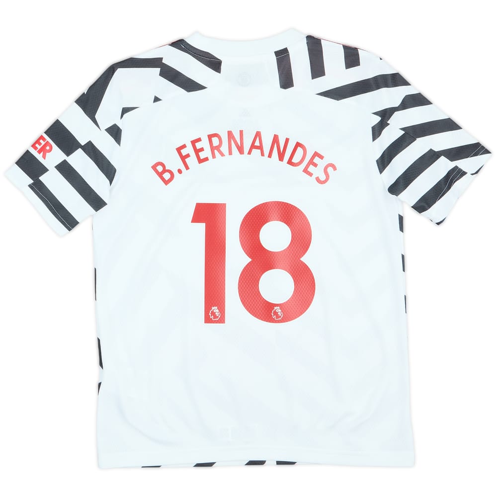 2020-21 Manchester United Third Shirt B.Fernandes #18 - 9/10 - (M.Boys)