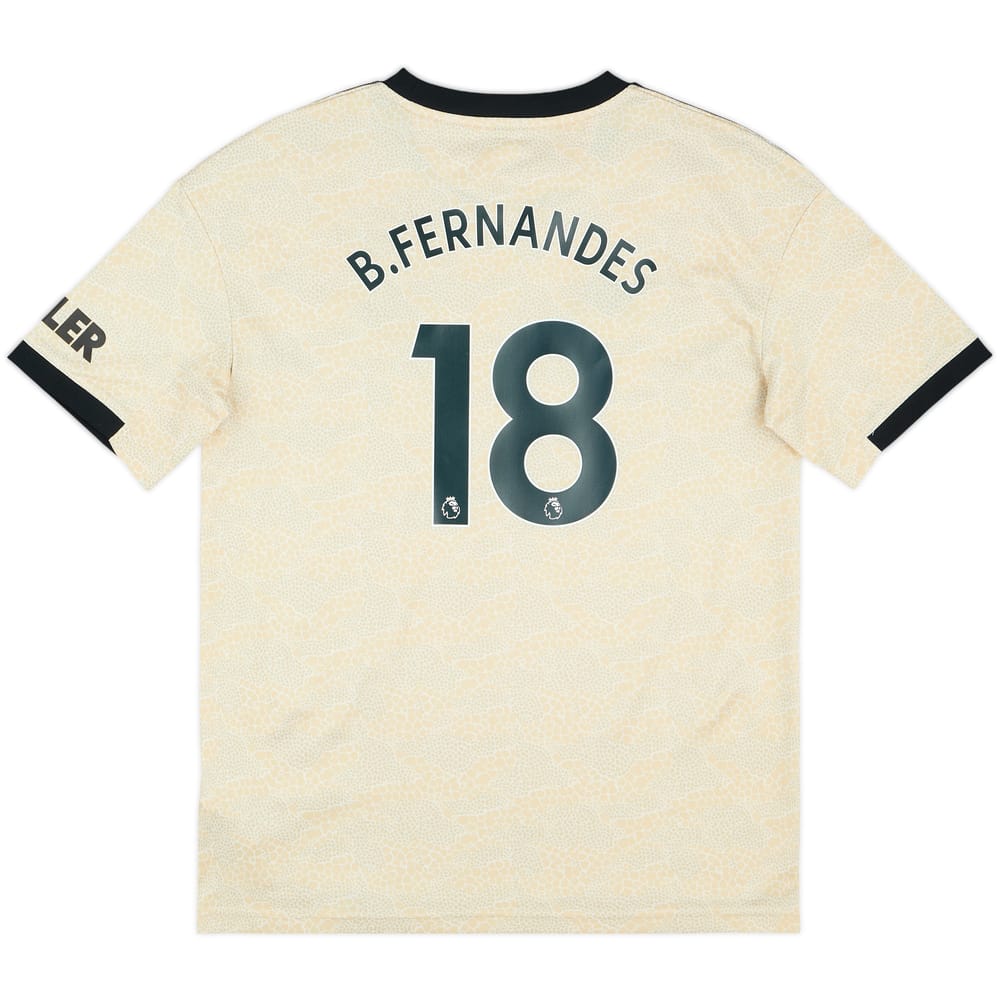 2019-20 Manchester United Away Shirt B.Fernandes #18 - 8/10 - (XL.Boys)
