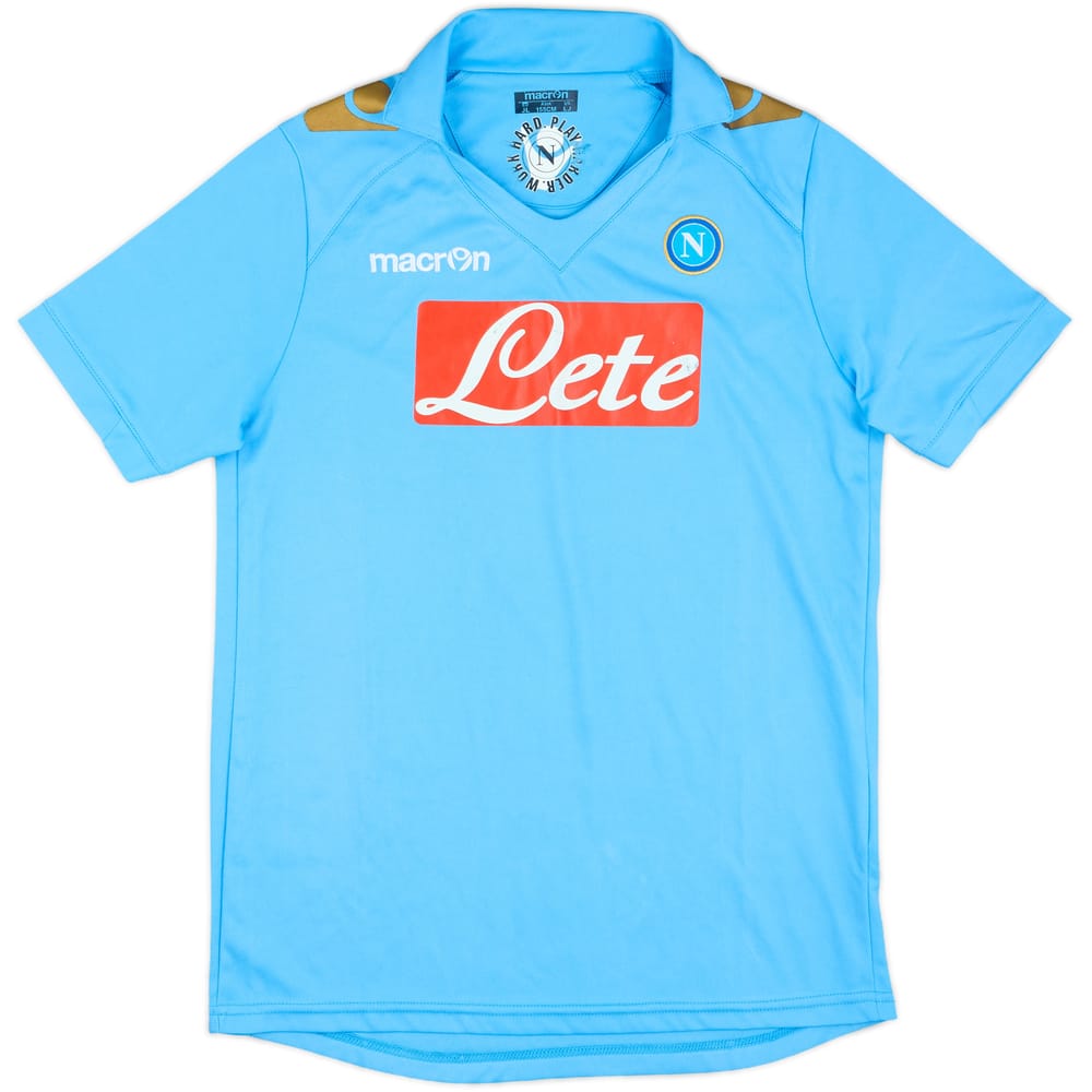 2011-12 Napoli CL Home Shirt - 6/10 - (L.Boys)