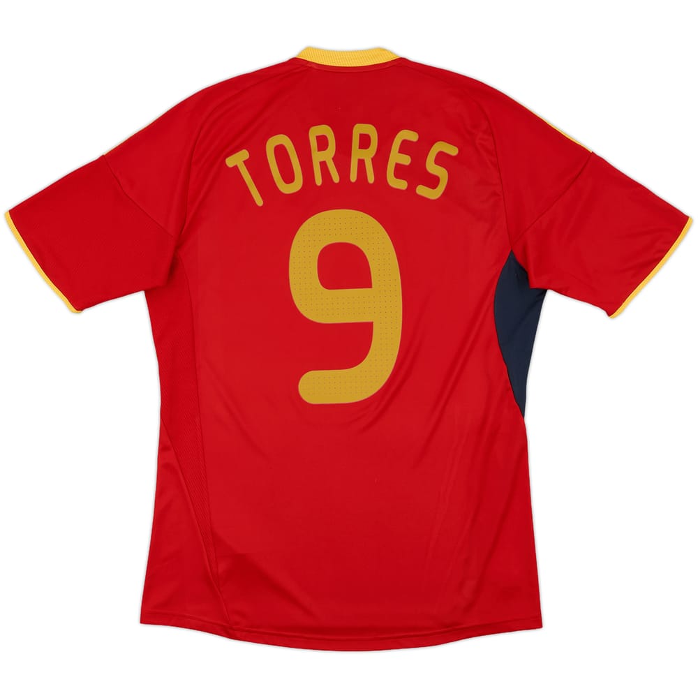 2009 Spain Home Shirt Torres #9 - 8/10 - (M)