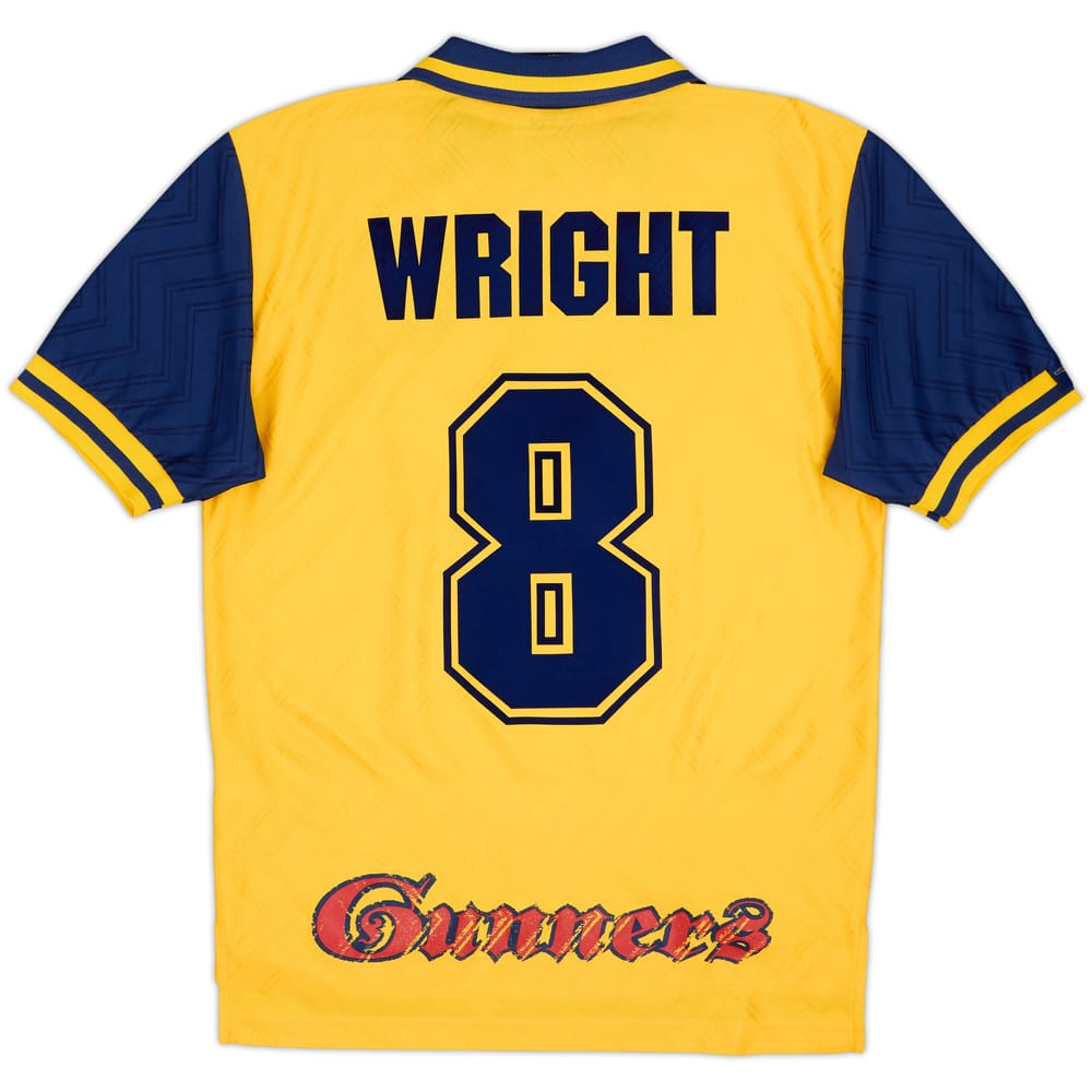 1996-97 Arsenal Away Shirt Wright #8 - 8/10 - (S)
