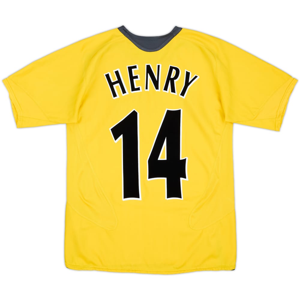 2005-06 Arsenal Away Shirt Henry #14 - 6/10 - (XL.Boys)