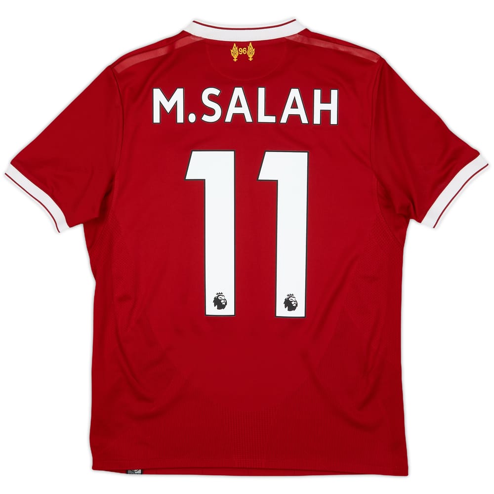 2017-18 Liverpool 125 Years Home Shirt M.Salah #11 - 7/10 - (L.Boys)