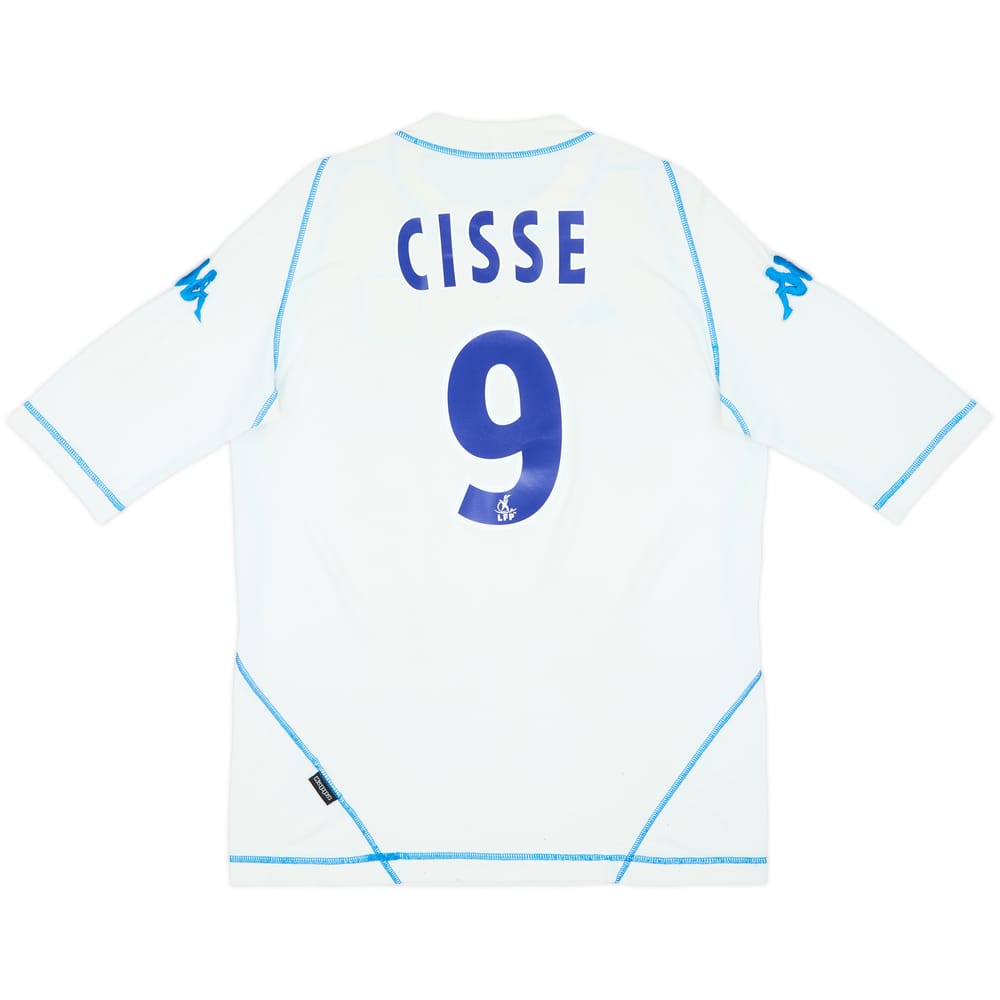 2003-04 Auxerre Home Shirt Cisse #9 - 8/10 - (XL)
