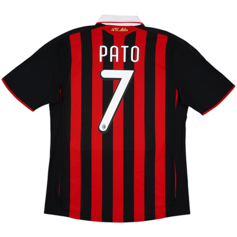 2009-10 AC Milan Home Shirt Pato #7 - 9/10 - (L)