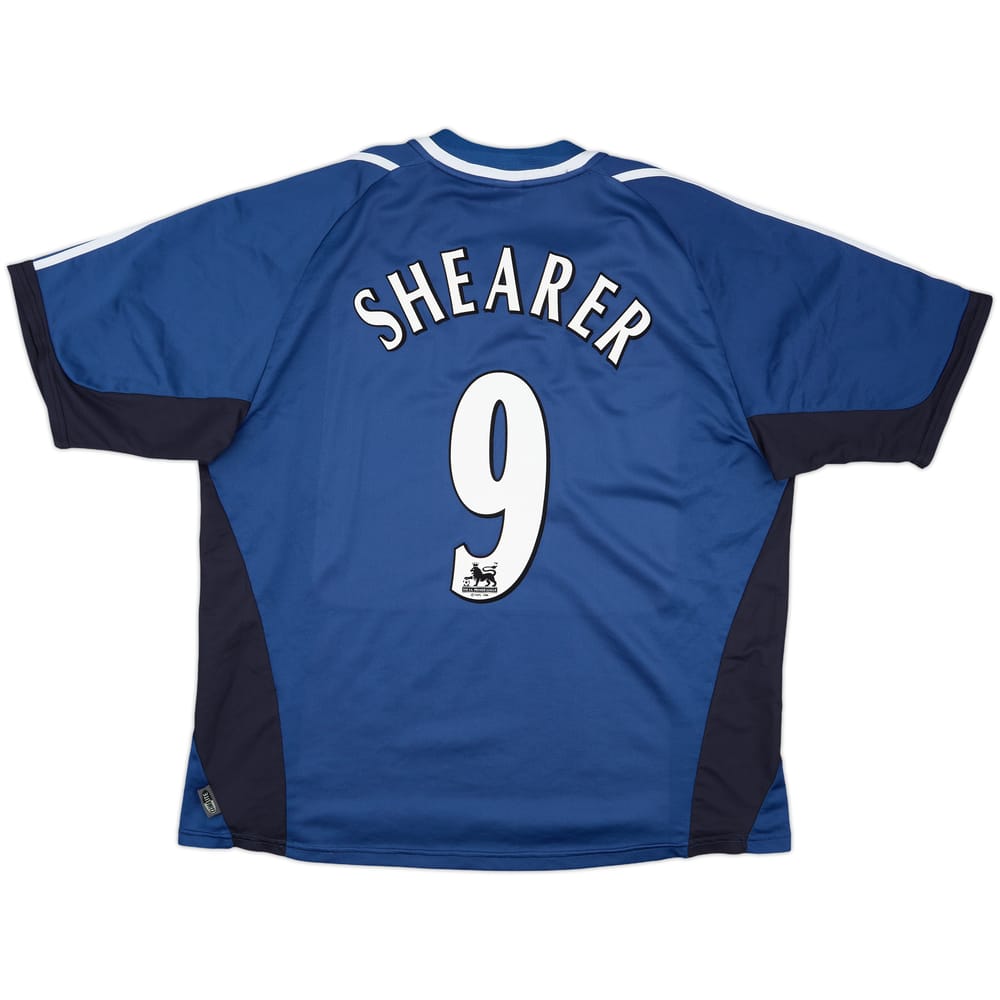 2001-02 Newcastle Away Shirt Shearer #9 - 9/10 - (XXL)