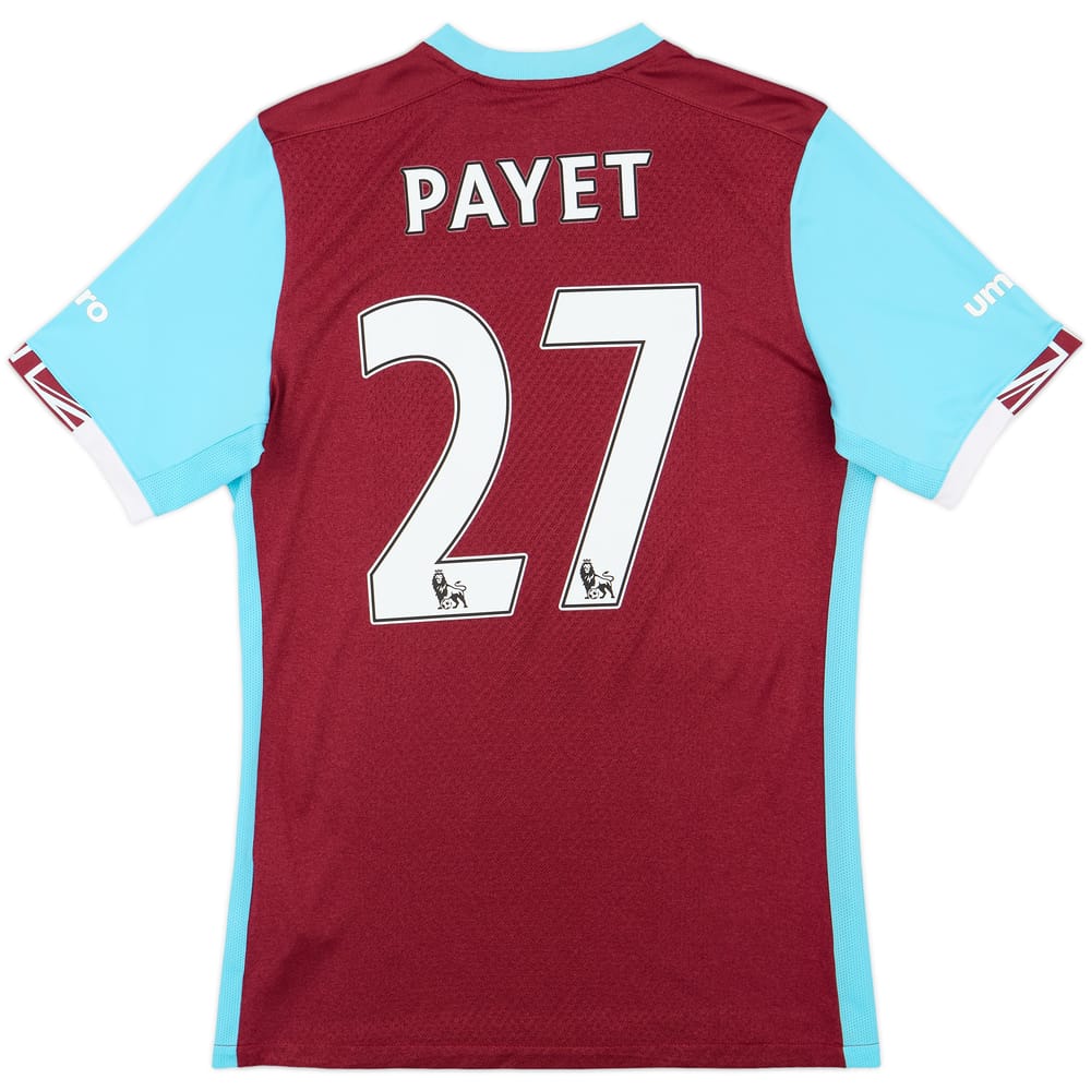 2016-17 West Ham Home Shirt Payet #27 - 9/10 - (S)