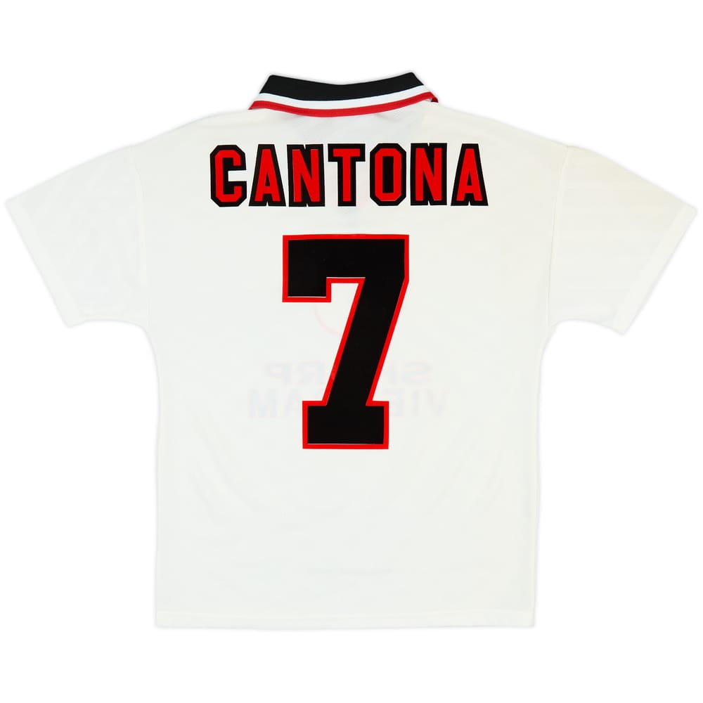 1996-97 Manchester United Away Shirt Cantona #7 - 6/10 - (Y)