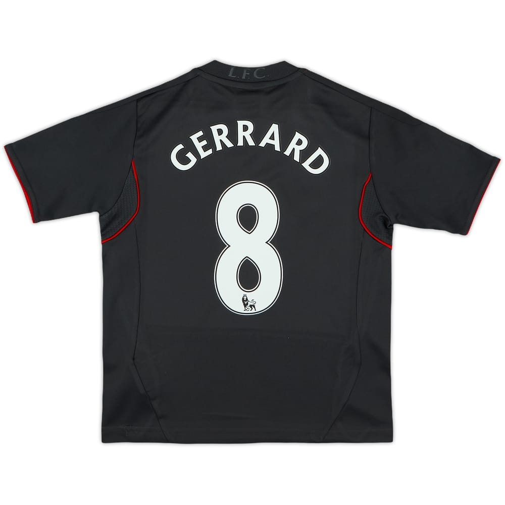 2011-12 Liverpool Away Shirt Gerrard #8 - 8/10 - (5-6 Years)