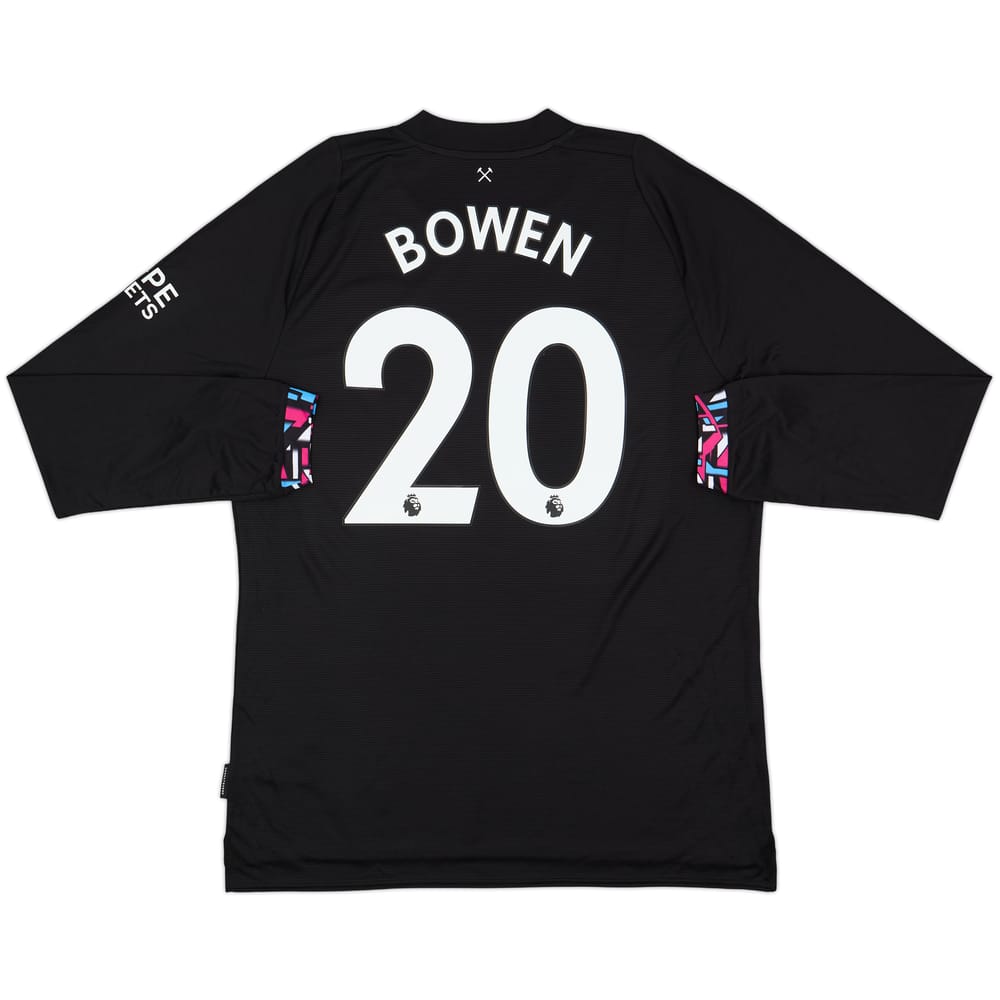 2022-23 West Ham United Away L/S Shirt Bowen #20 - 9/10 - (XL)