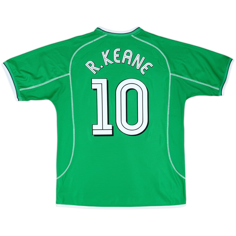 2002-03 Ireland Home Shirt R.Keane #10 - 9/10 - (L)