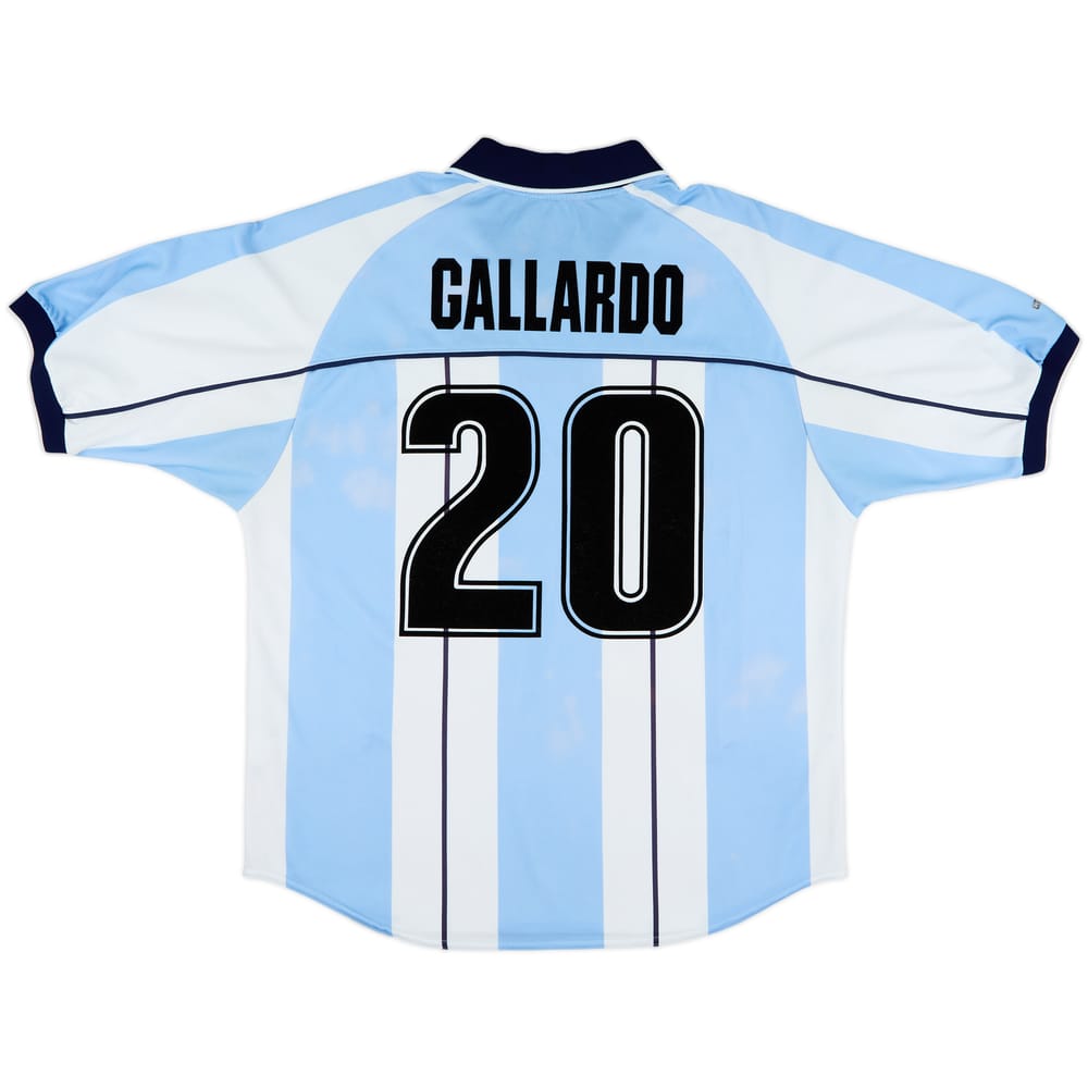 2000-01 Argentina Home Shirt Gallardo #20 - 4/10 - (XL)