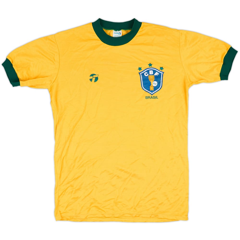 1982-85 Brazil Home Shirt - 9/10 - (M)