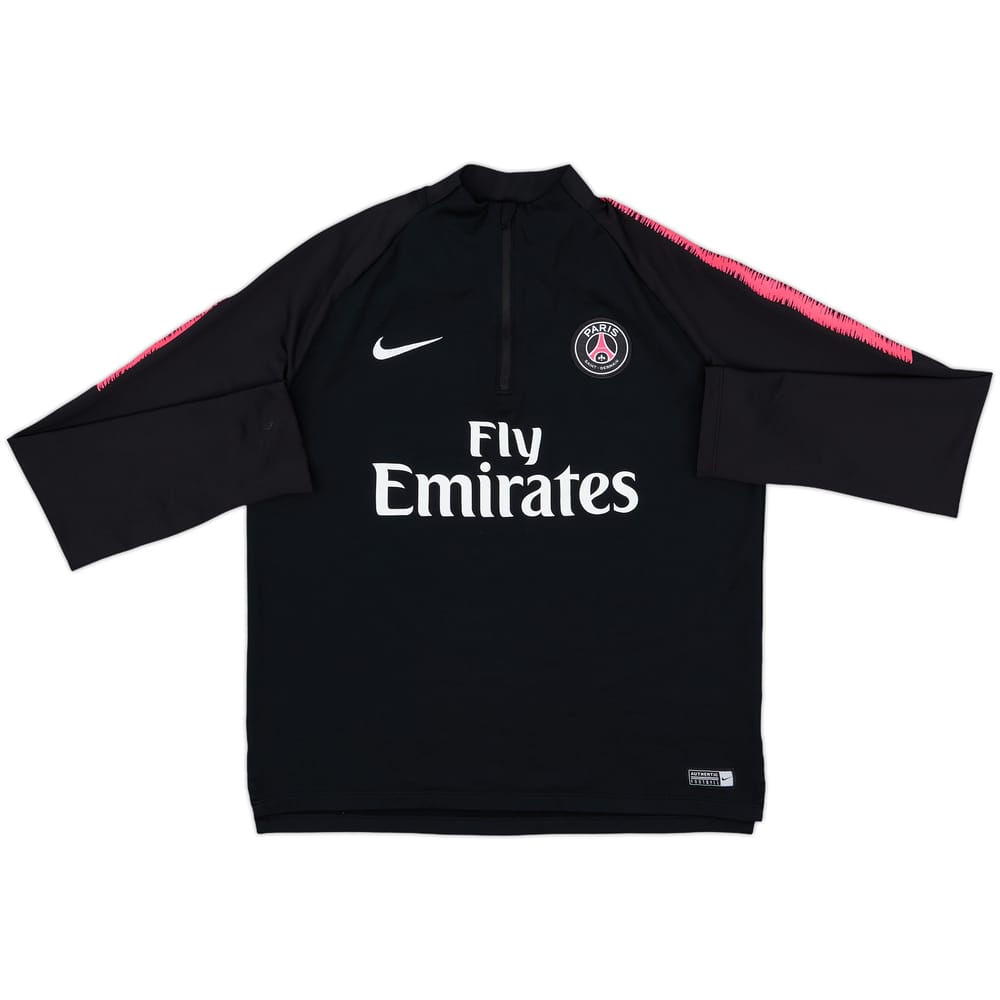 2018-19 Paris Saint-Germain Nike 1/4 Zip Drill Top - 9/10 - (XL.Boys)