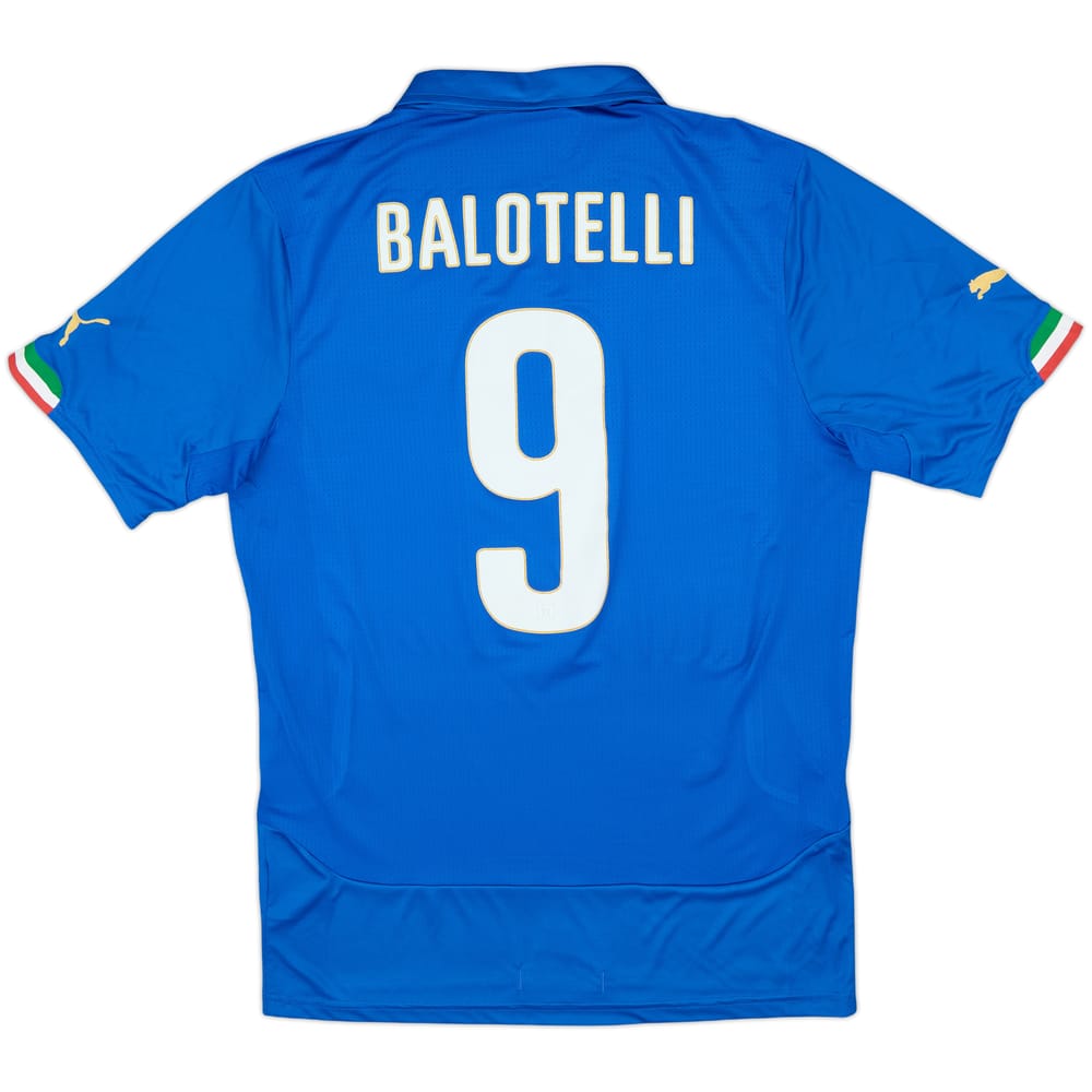 2014-15 Italy Home Shirt Balotelli #9 (L)