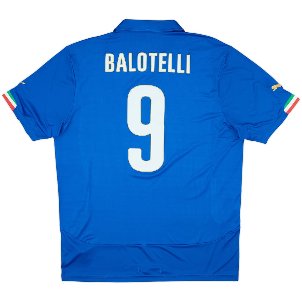 2014-15 Italy Home Shirt Balotelli #9 (XL)