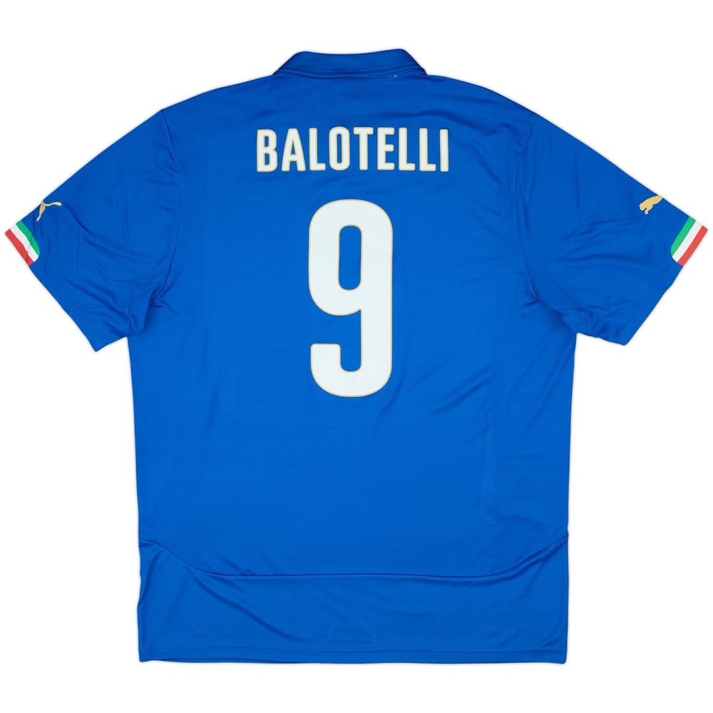 2014-15 Italy Home Shirt Balotelli #9 (XXL)