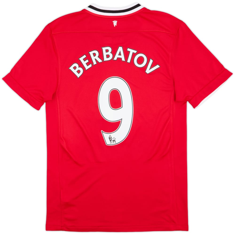 2011-12 Manchester United Home Shirt Berbatov #9 - 6/10 - (S)