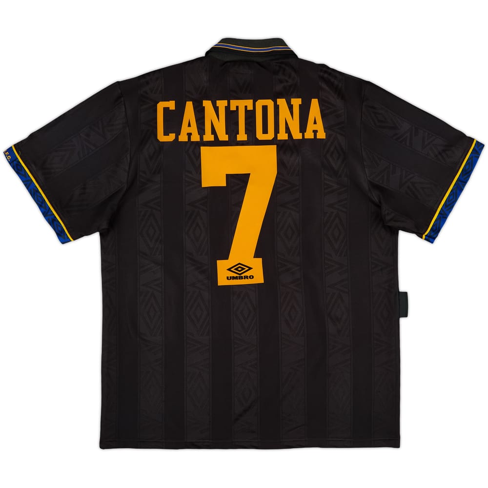1993-95 Manchester United Away Shirt Cantona #7 - 8/10 - (L)