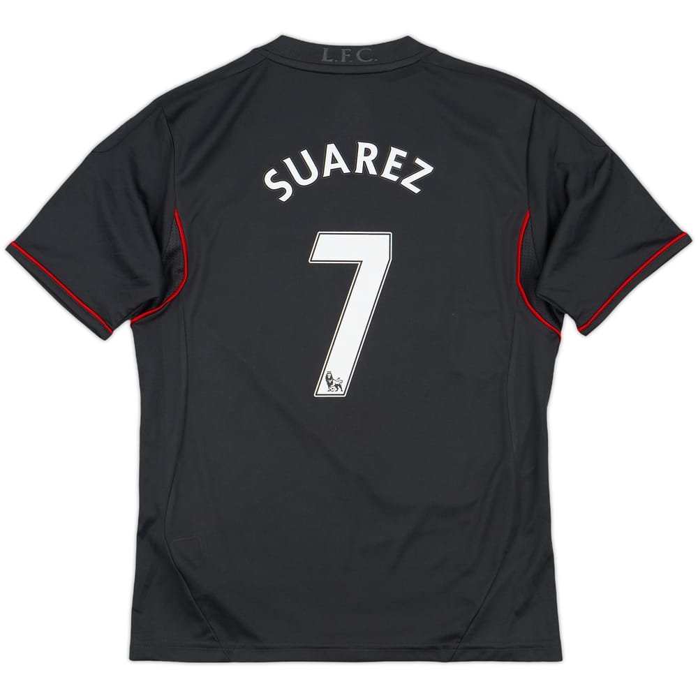 2011-12 Liverpool Away Shirt Suarez #7 - 8/10 - (M.Boys)