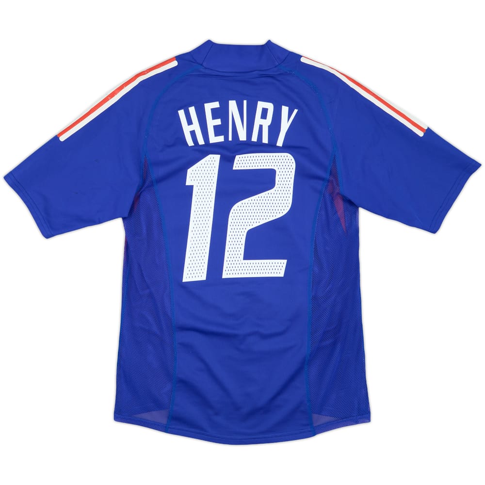 2002-04 France Player Issue Home Shirt Henry #12 - 7/10 - (S)