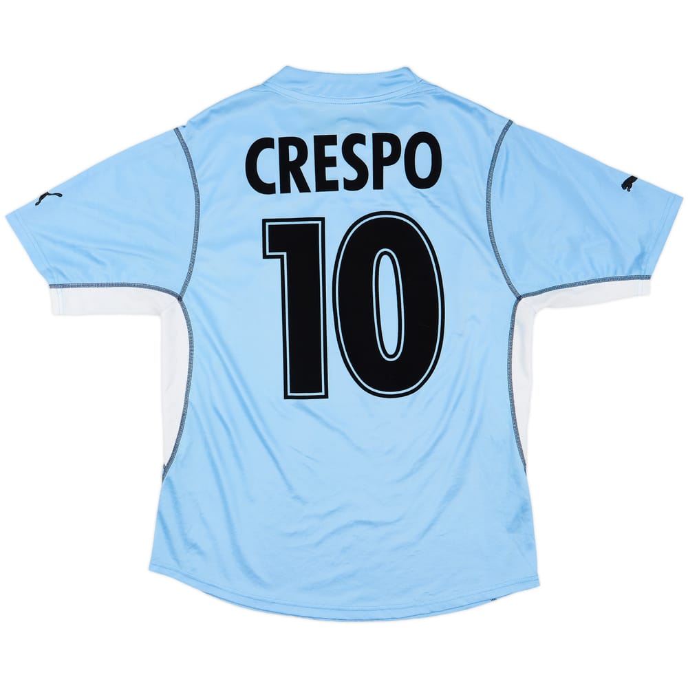 2001-02 Lazio Home Shirt Crespo #10 - 6/10 - (M)