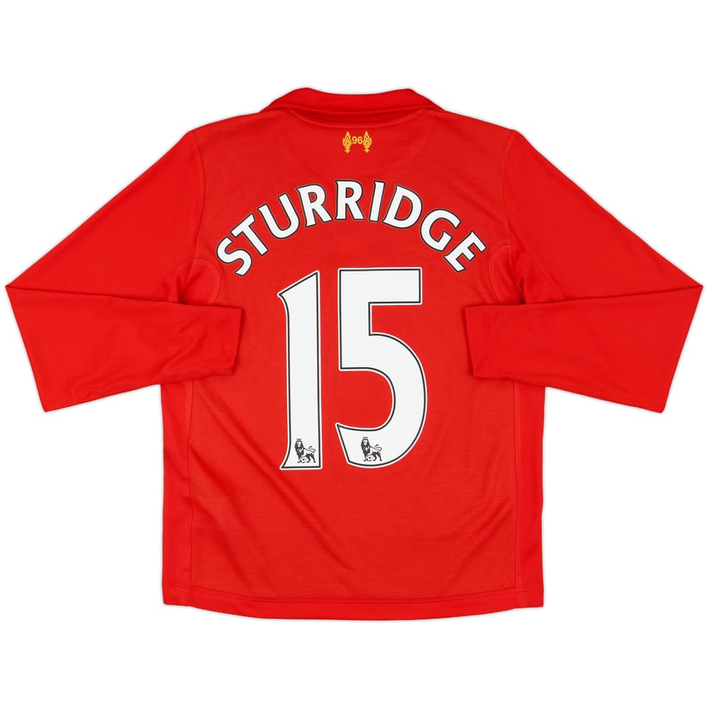 2012-13 Liverpool Home Shirt Sturridge #15 - 9/10 - (M.Boys)