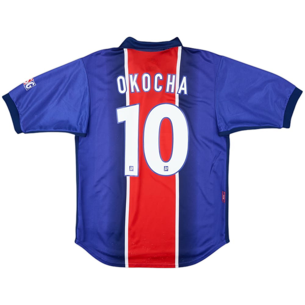 1998-99 Paris Saint-Germain Home Shirt Okocha #10 - 8/10 - (S)