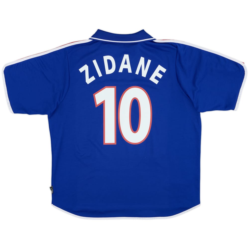 2000-02 France Home Shirt Zidane #10 - 9/10 - (XL)