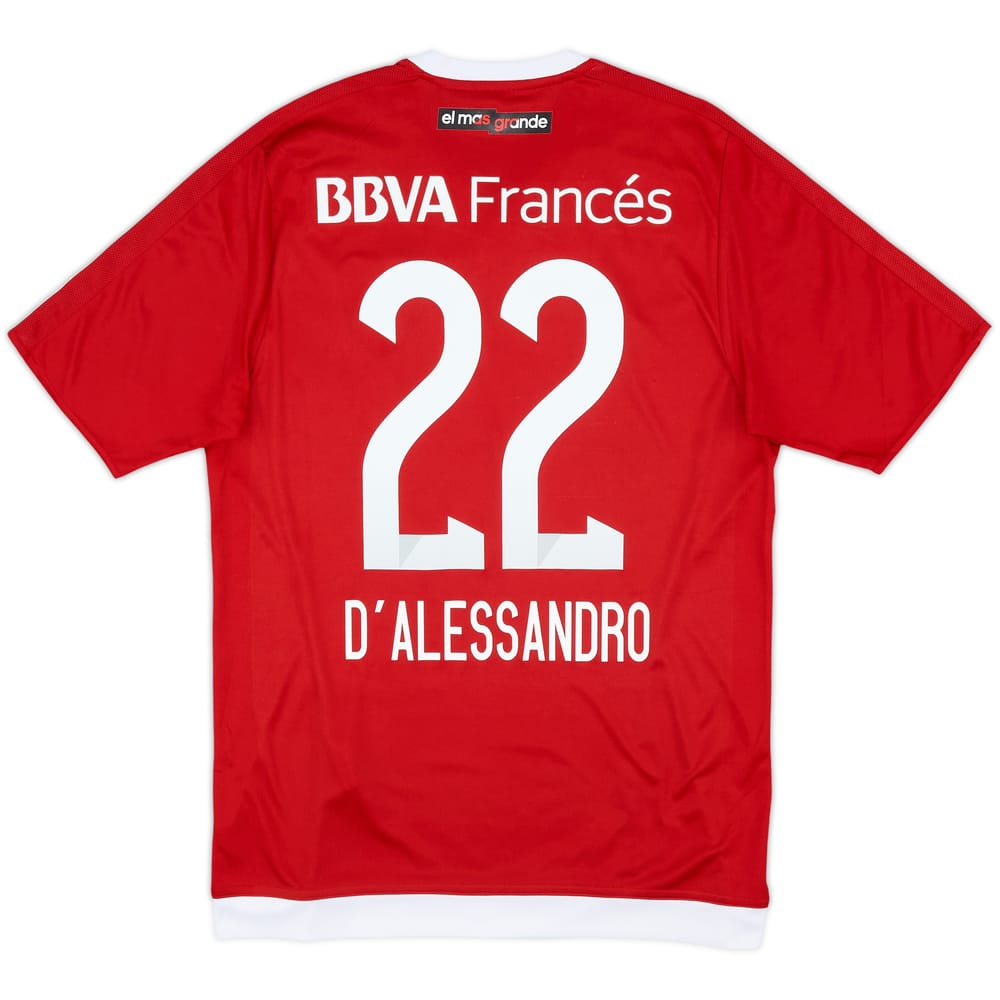 2016-17 River Plate Away Shirt D'Alessandro #22 - 6/10 - (S)