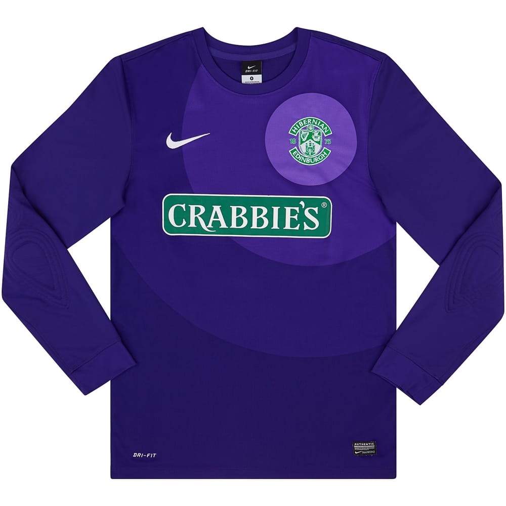 2013-14 Hibernian GK Shirt - 6/10 - (S)
