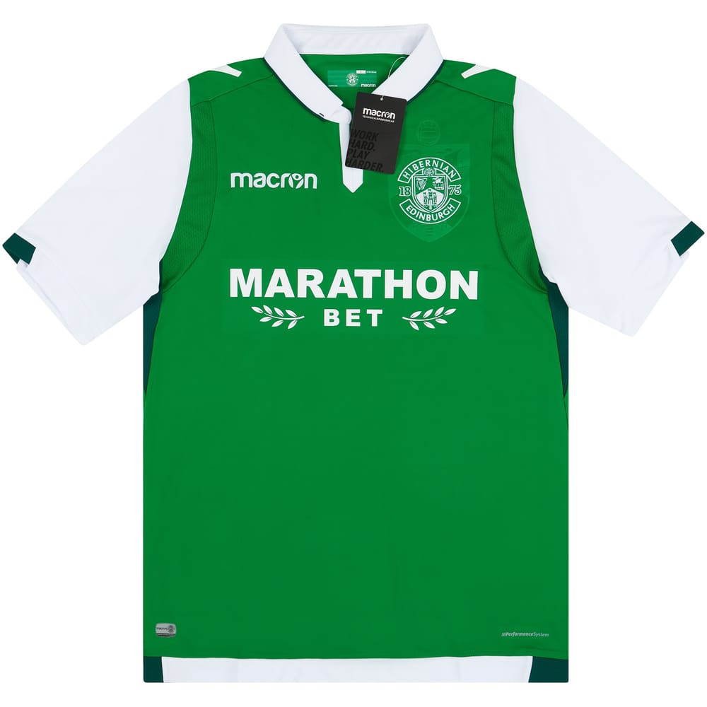 2017-18 Hibernian Home Shirt