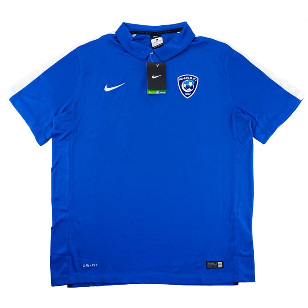 2014-15 Al-Hilal Riyadh Nike Core Polo T-Shirt - NEW