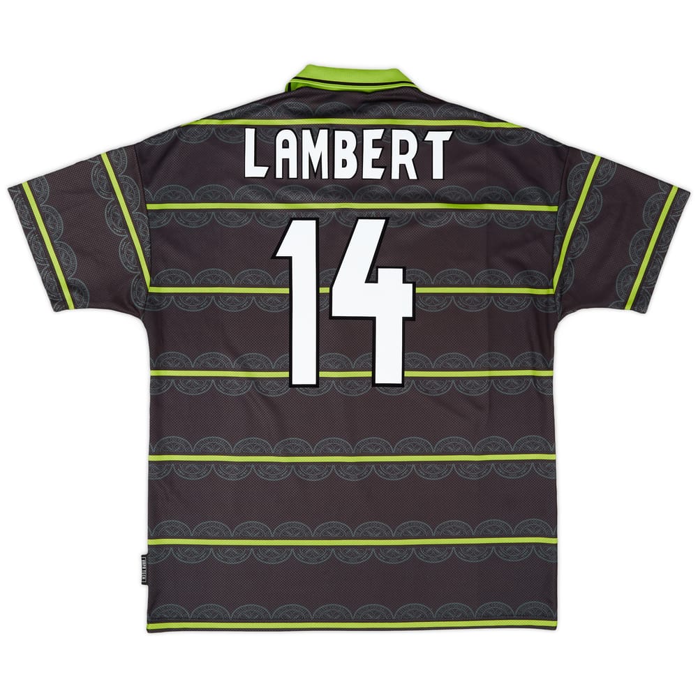 1998-99 Celtic Away Shirt Lambert #14 - 8/10 - (XL)