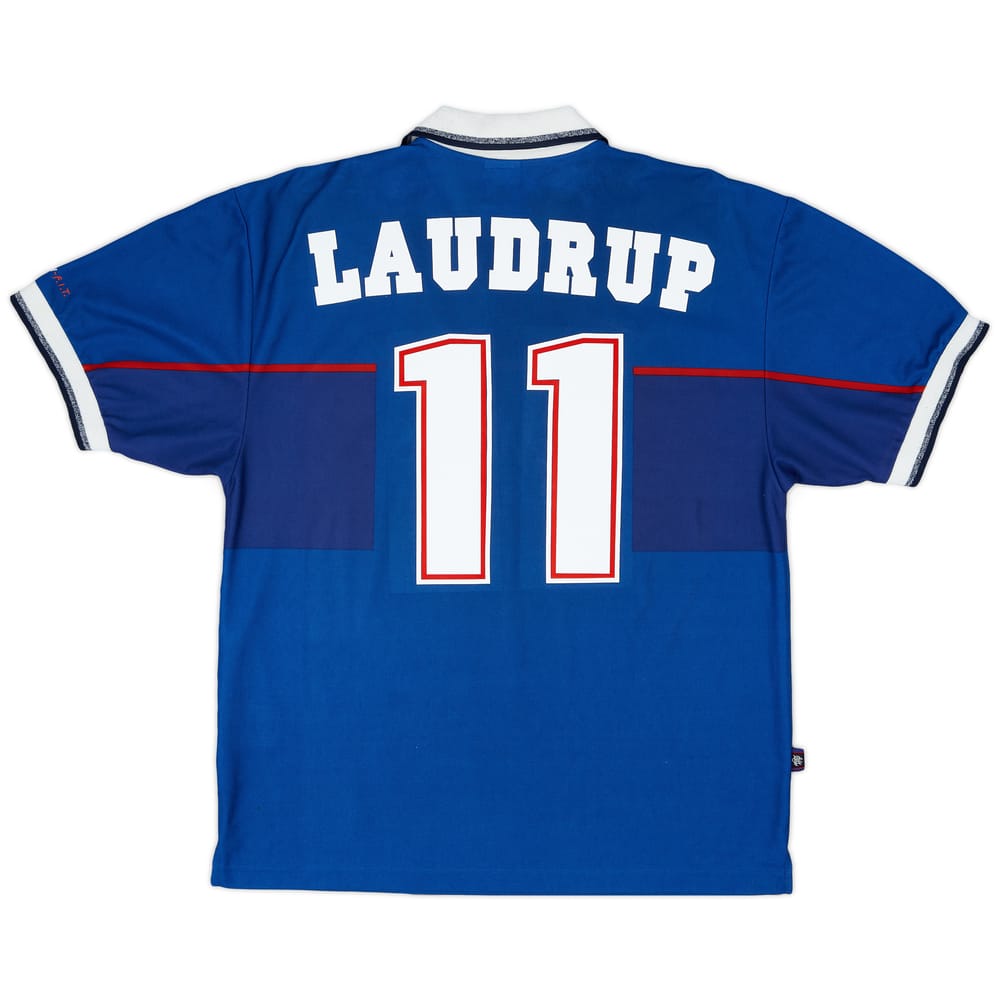 1997-99 Rangers Home Shirt Laudrup #11 - 9/10 - (L)