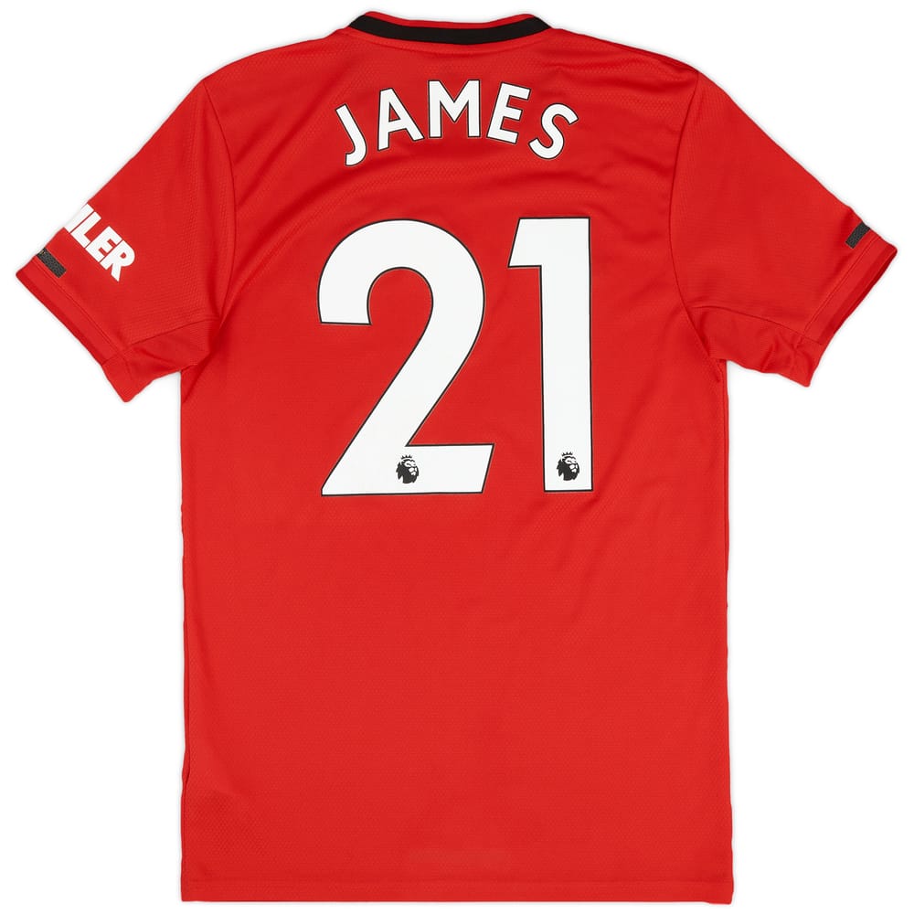 2020-21 Manchester United Home Shirt James #21 - 8/10 - (S)