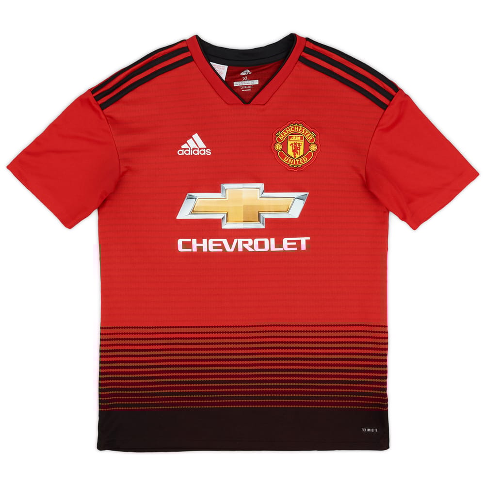 2018-19 Manchester United Home Shirt - 8/10 - (XL.Boys)